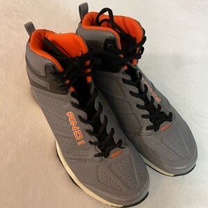 Andi Mens Hi Top Basketball Sneakers.